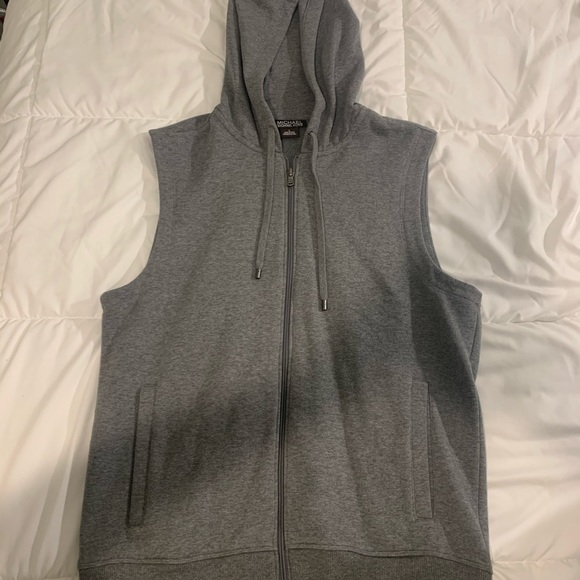 Michael Kors Gray Hoddie Vest - Picture 3 of 3